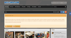 Desktop Screenshot of beta-zero.com